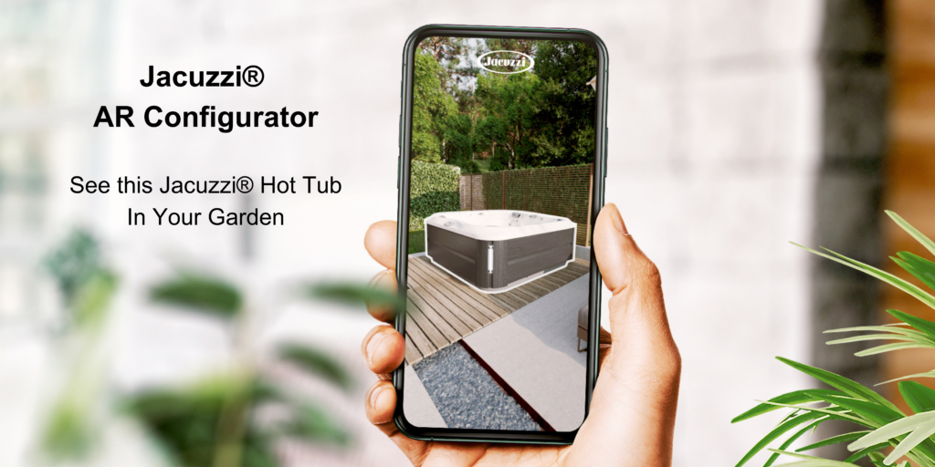 hot tub AR see your hot tub in your garden